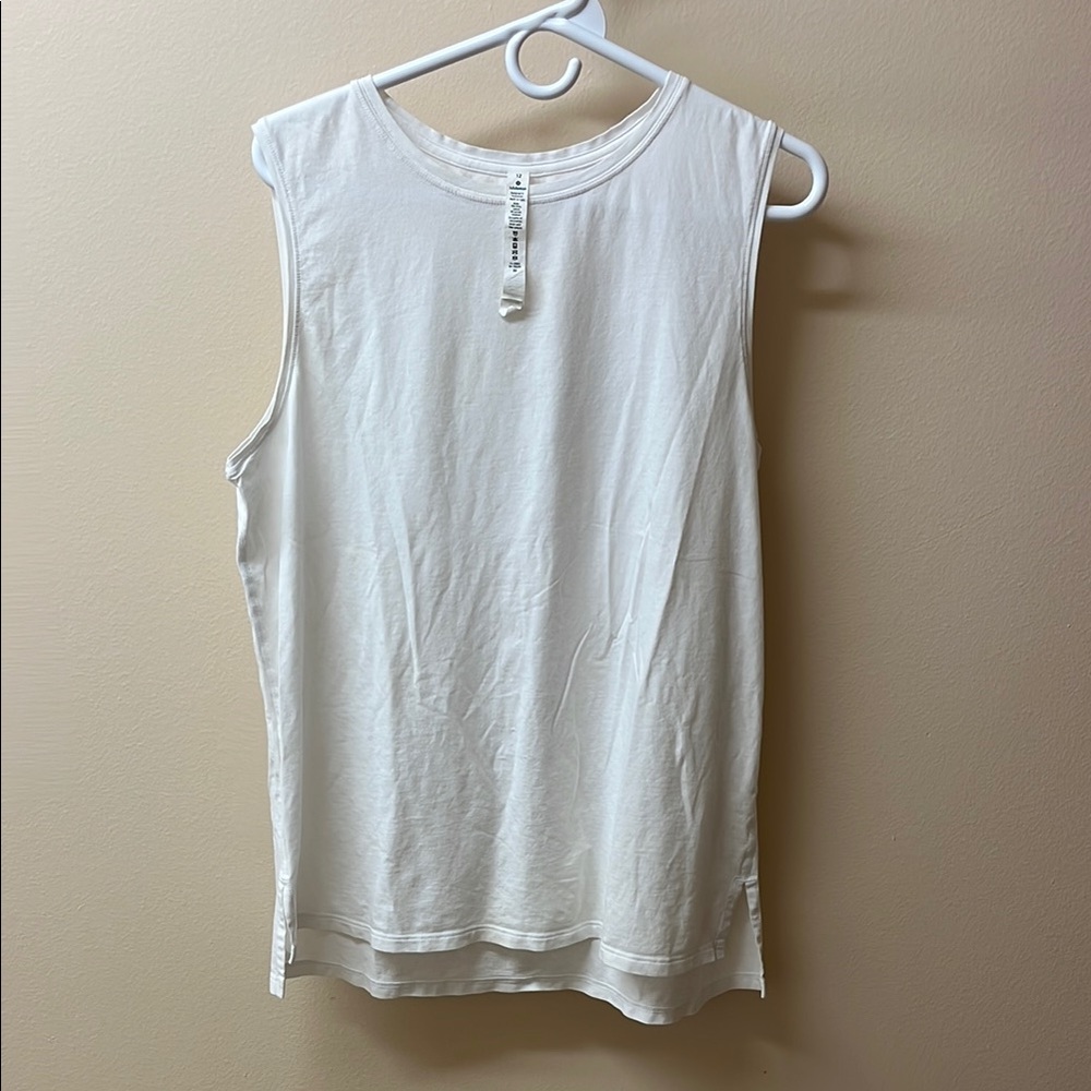 White Lululemon tank top